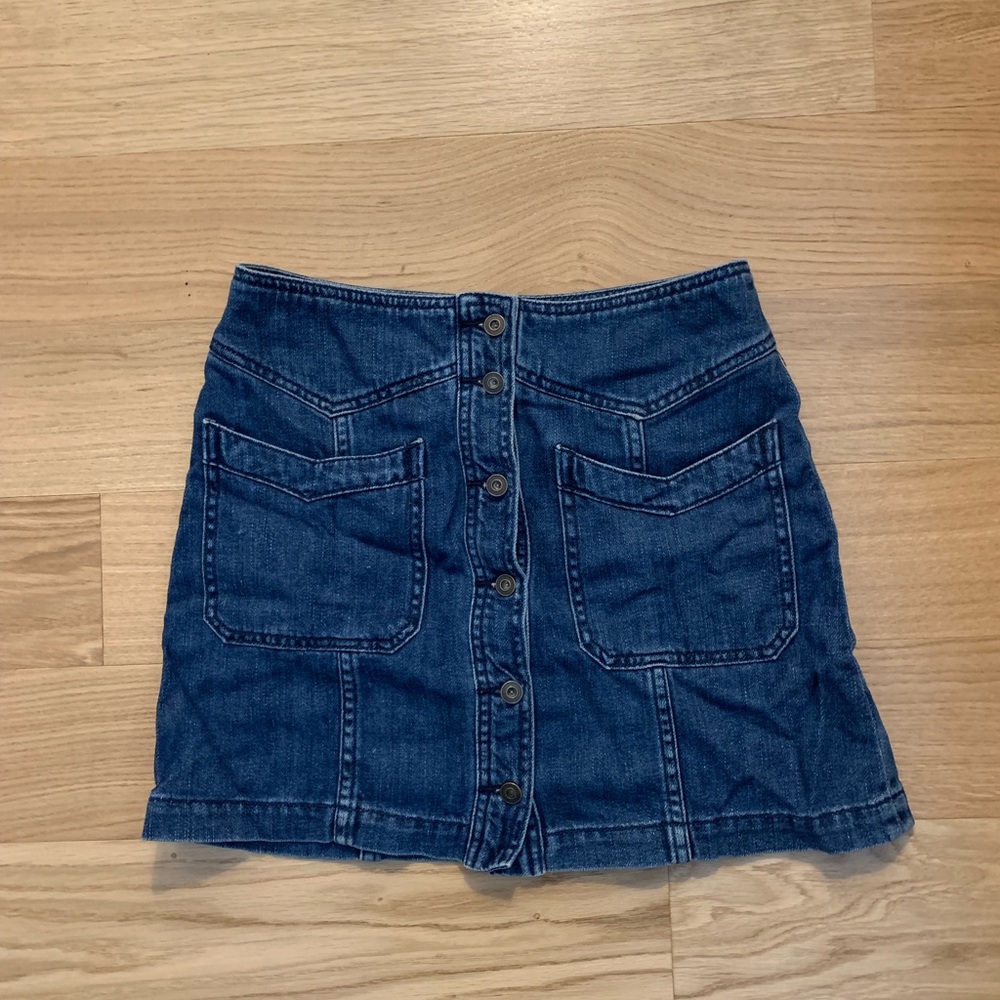 Free People Denim Skirt